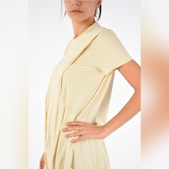 𝅺RICK Owens Drkshdw Swirl tshirt in Natural color size S BNWT - Picture 3 of 15